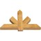 Ekena Millwork Kennewick Rough Sawn Timber Gable Bracket, Western Red Cedar, 48"W x 32"H x 4"D x 6"F, 16/12 Pitch GBW048X32X0406KEN00RWR - alternate 5